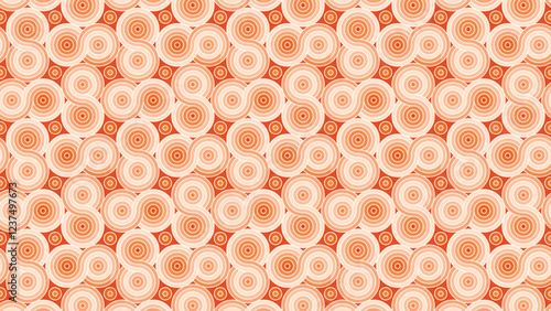 Design an abstract background with a geometric spiral pattern rendered in vibrant red and orange hues, creating an energetic and modern aesthetic.