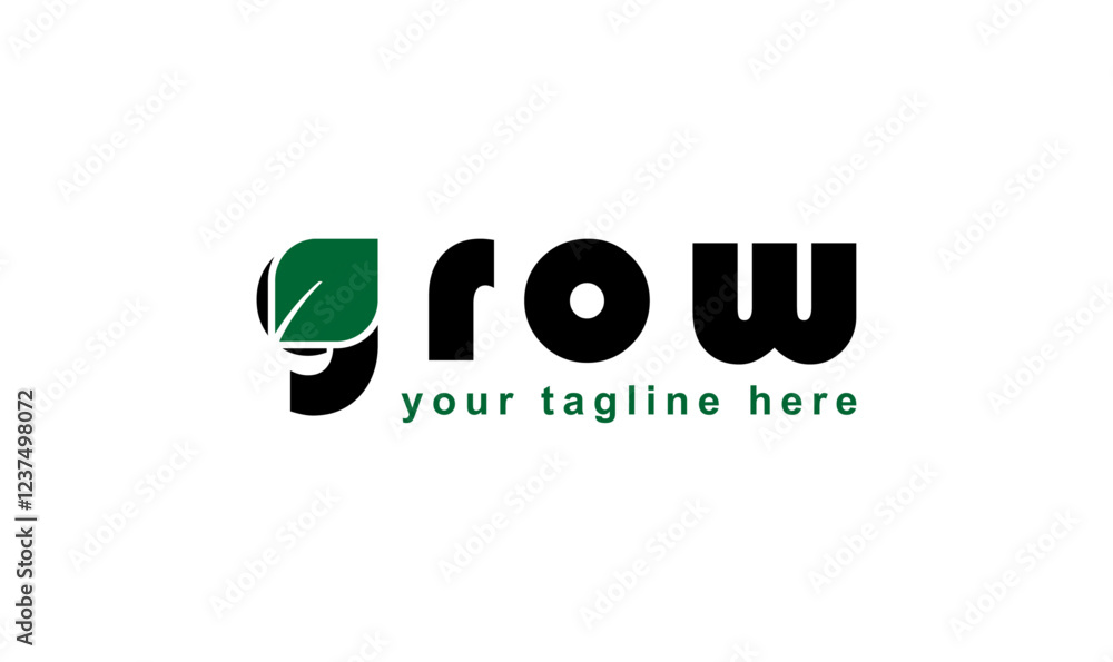 Growth-Oriented Company Logo with Modern and Professional Design Growth-Oriented Company Logo with Modern and Professional Design