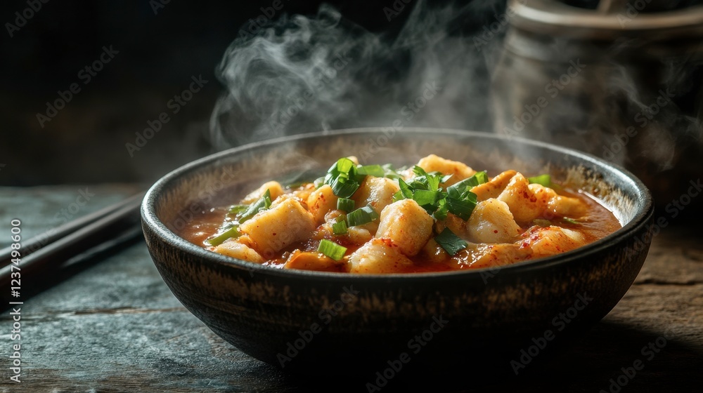 Savory Dish of Steaming Noodles and Fresh Vegetables in Bowl Savory Dish of Steaming Noodles and Fresh Vegetables in Bowl