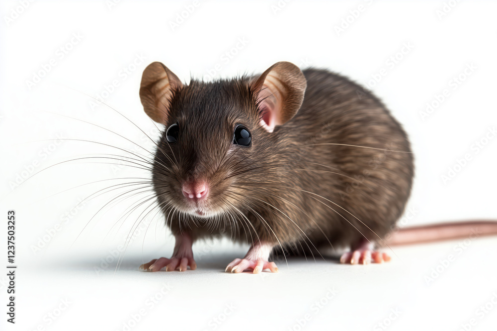 Rat isolated on white background. Rat isolated on white background.