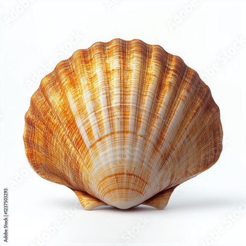 Shell isolated on white background. photo