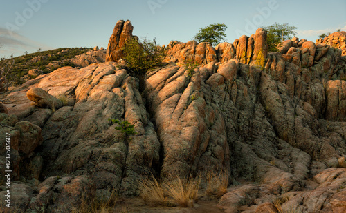 Granite Toes: Sunrise in Prescott's Granite Dells Park photo