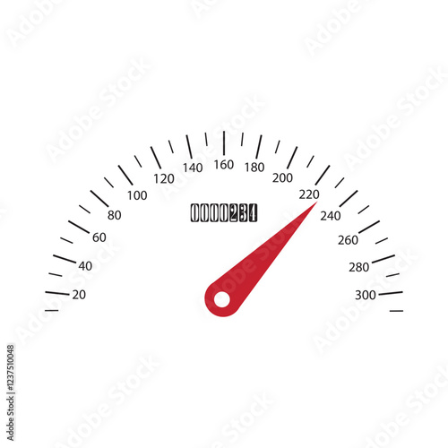 Speedometer vector illustration icon design