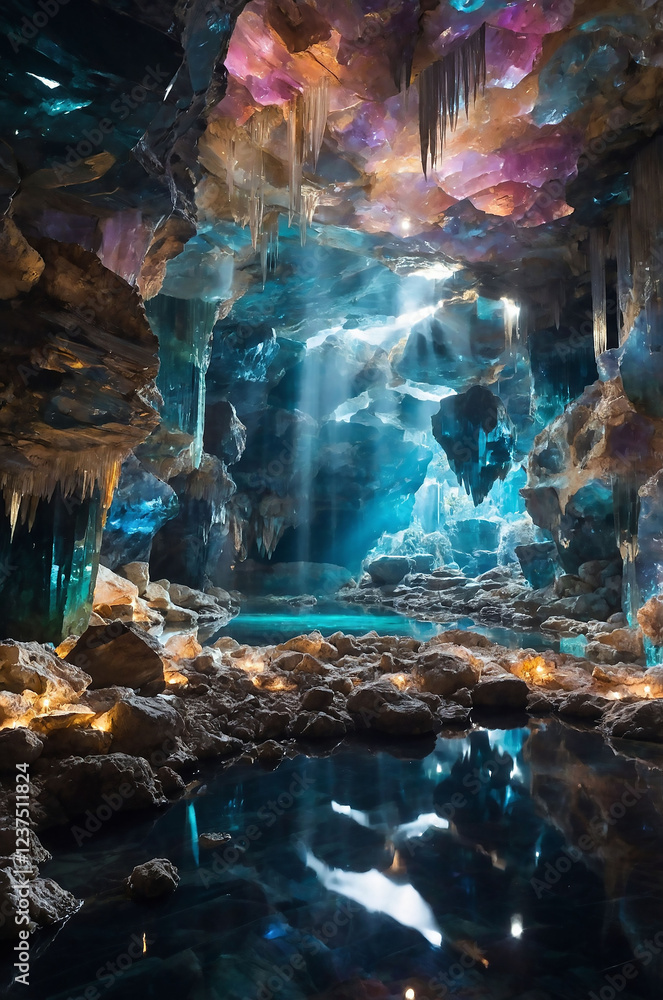 The Celestial Geode: A Hidden Sanctuary of Earth’s Opulent Splendor. The Celestial Geode: A Hidden Sanctuary of Earth’s Opulent Splendor.