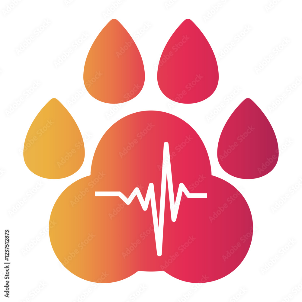 paw Gradient icon paw Gradient icon
