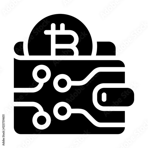 Crypto Wallet Solid Icon