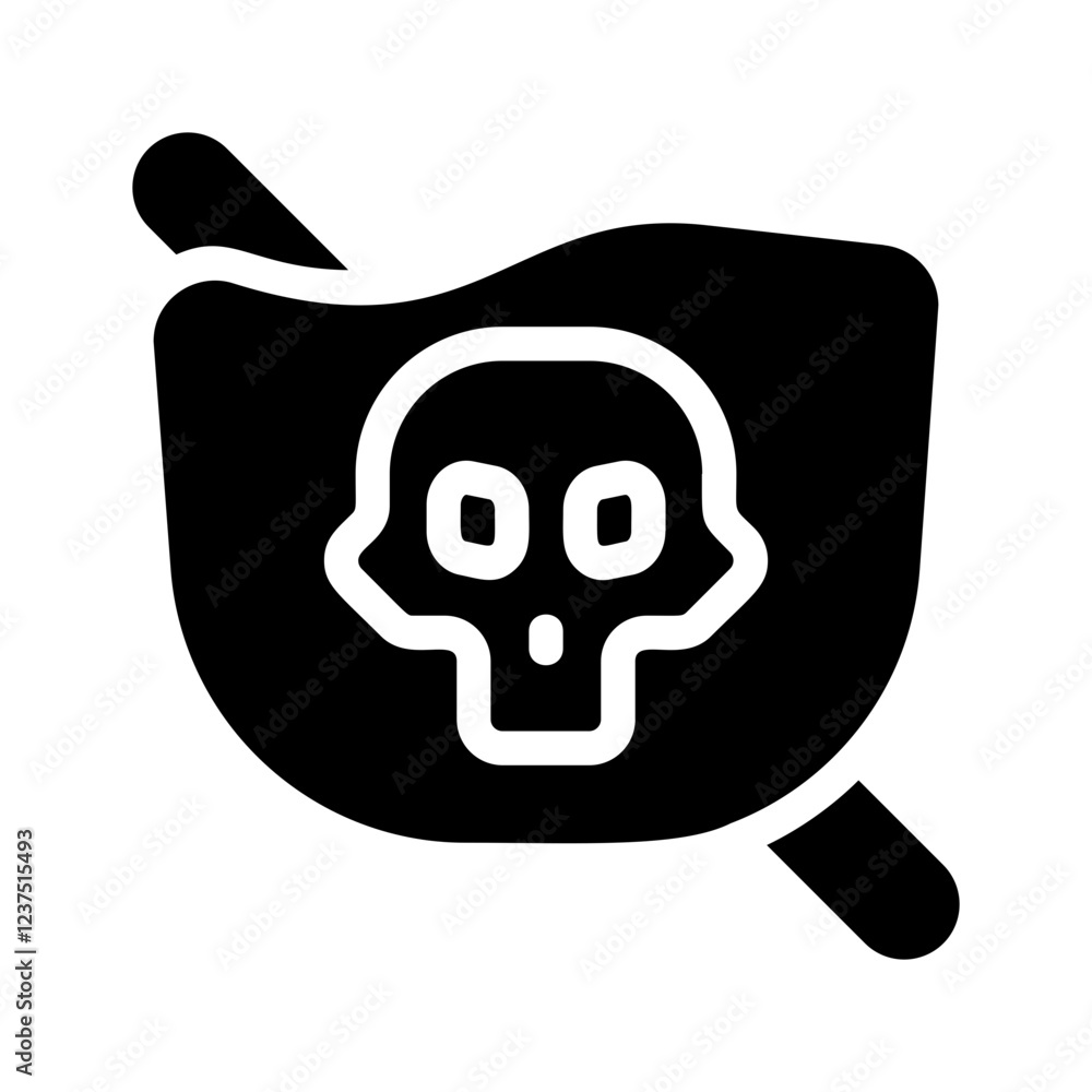 Eye Patch Solid Icon Eye Patch Solid Icon