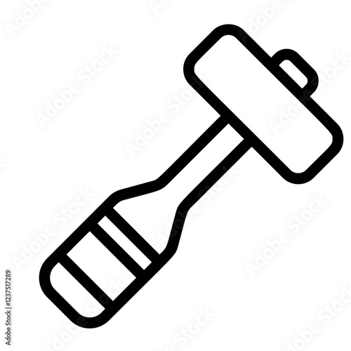 Reflex Hammer Line Icon