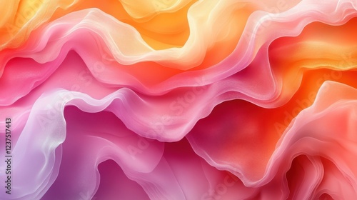 A minimalist abstract background with a gradient from coral pink to muted orange, exuding vibrancy and elegance. 