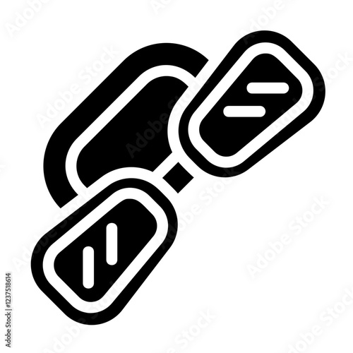 Goggles Solid Icon