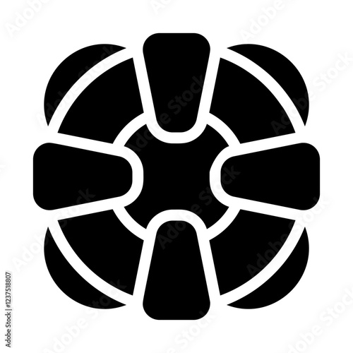Rescue Float Solid Icon