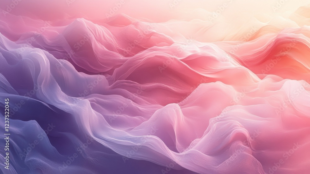 Obraz premium A sleek gradient flowing from dusty rose to light gray, perfect for a clean and sophisticated background. -
