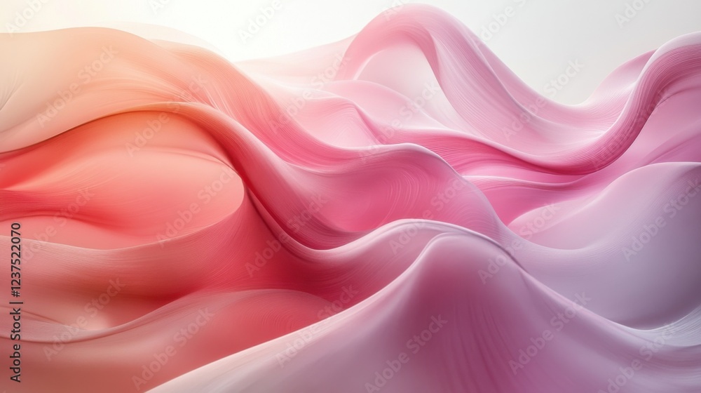 Fototapeta premium A sleek gradient flowing from dusty rose to light gray, perfect for a clean and sophisticated background. -