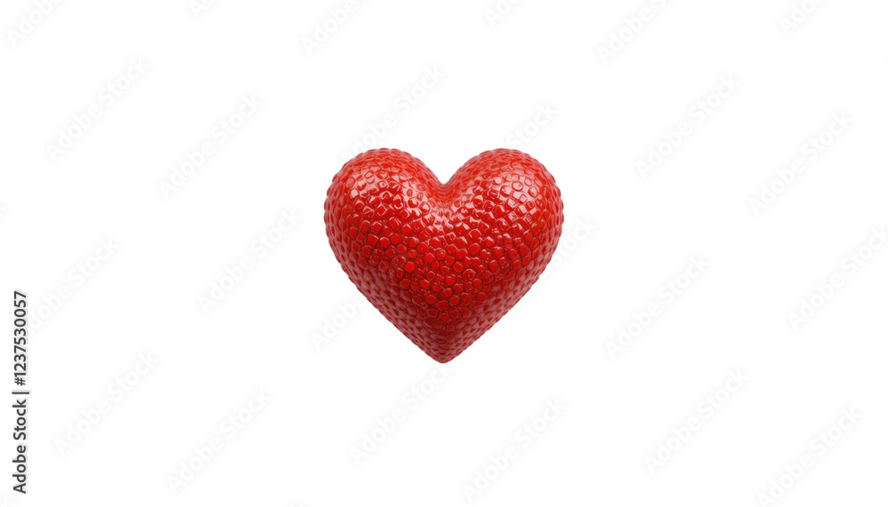 isolated red heart on white background minimalism isolated red heart on white background minimalism