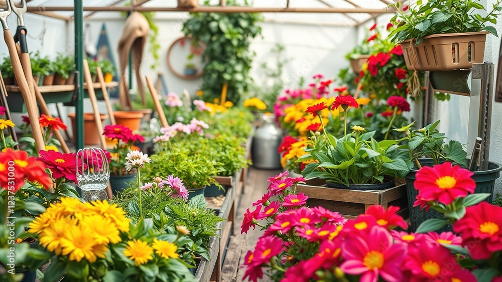 Homesteading Nursery Haven: Tools and Blooms in Harmony Homesteading Nursery Haven: Tools and Blooms in Harmony