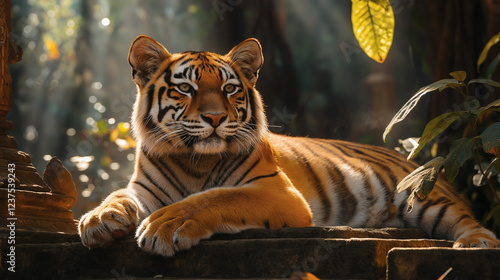 Tiger in Forest Light