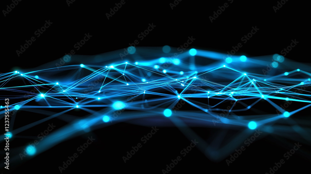 Obraz premium 3D technology lighting effect background