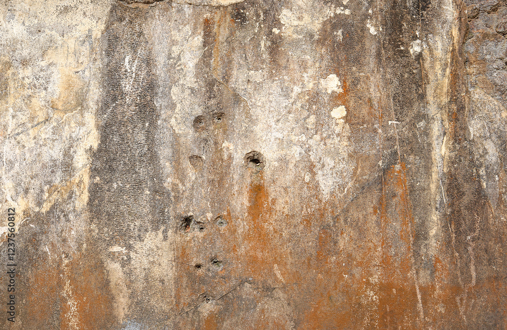 Texture of old cement walls with faint rust stains all over the area.detail for text creative Texture of old cement walls with faint rust stains all over the area.detail for text creative