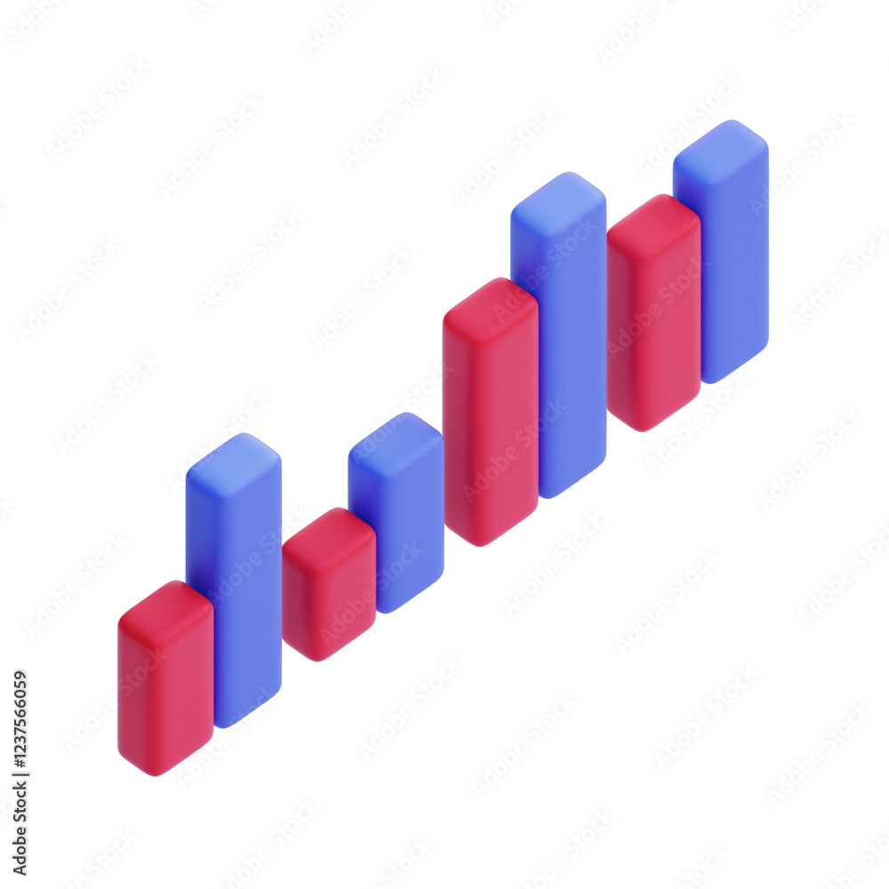 grouped bar chart, data visualization 3d isometric grouped bar chart, data visualization 3d isometric