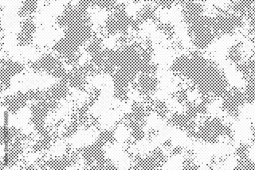 Abstract halftone background with grunge dots. Vector Abstract overlay. Grunge halftone black dost texture background.