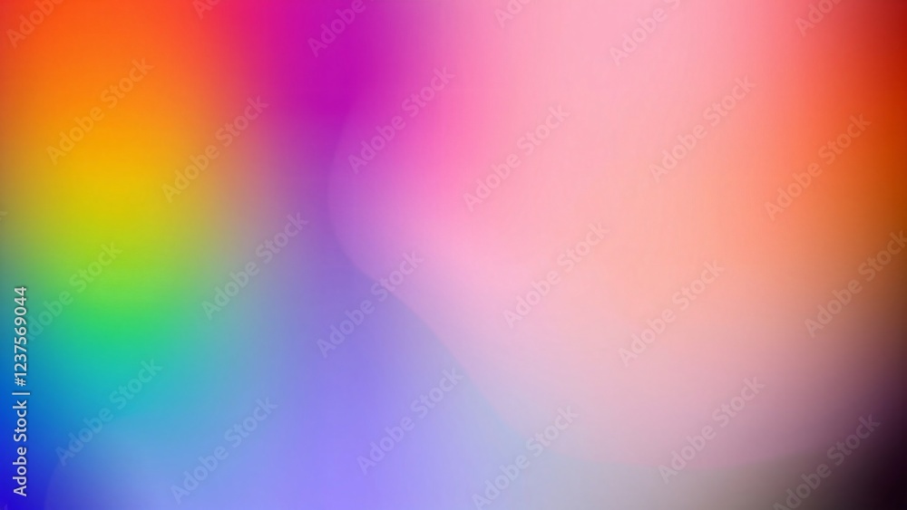 Abstract Rainbow Blurred Background - Vibrant Color Gradient Abstract Rainbow Blurred Background - Vibrant Color Gradient