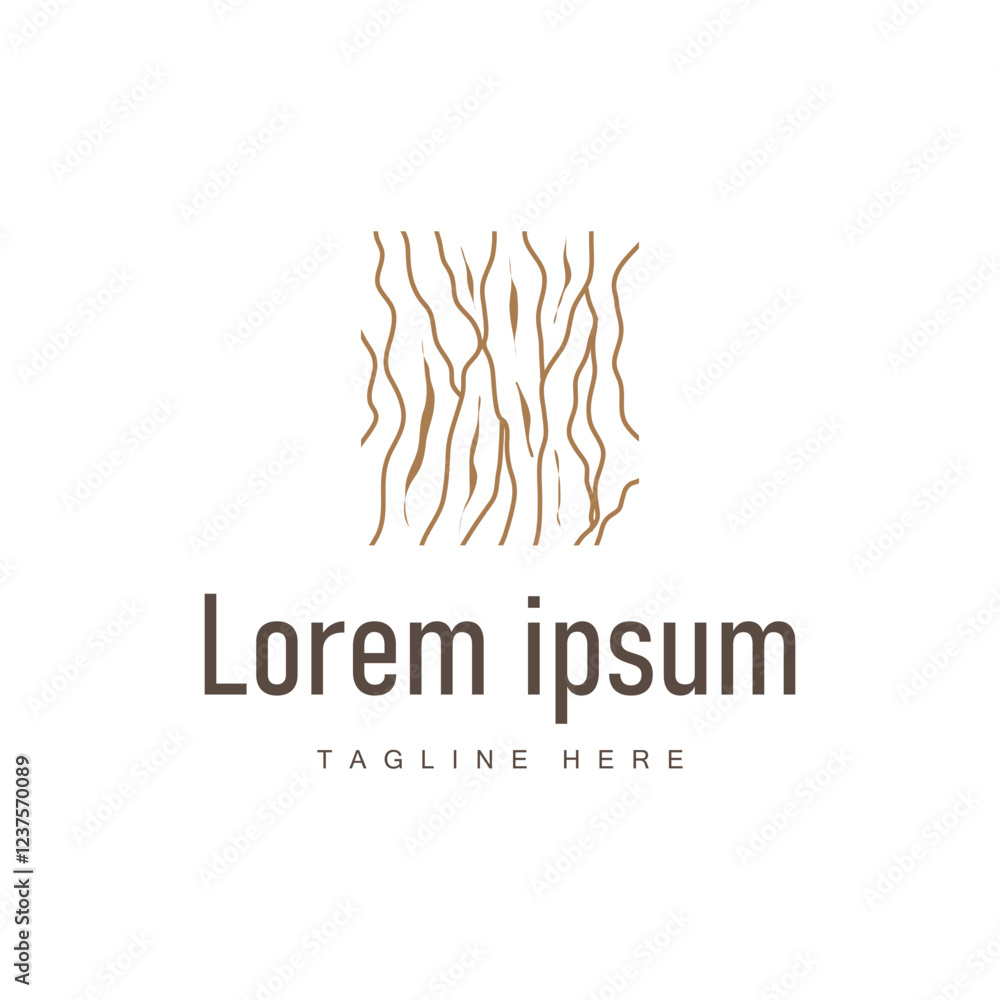 simple line design wood bark logo illustration minimalist wood structure concept minimalist line template symbol icon simple line design wood bark logo illustration minimalist wood structure concept minimalist line template symbol icon
