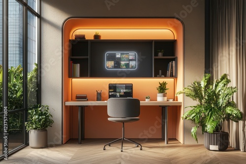 Wallpaper Mural AR-enhanced coworking space aids creative workflows across multiple devices. Torontodigital.ca