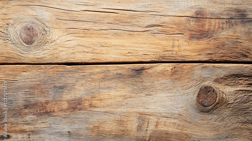 Weathered Wood Texture Featuring Natural Knots and Grain Patterns : Generative AI Weathered Wood Texture Featuring Natural Knots and Grain Patterns : Generative AI