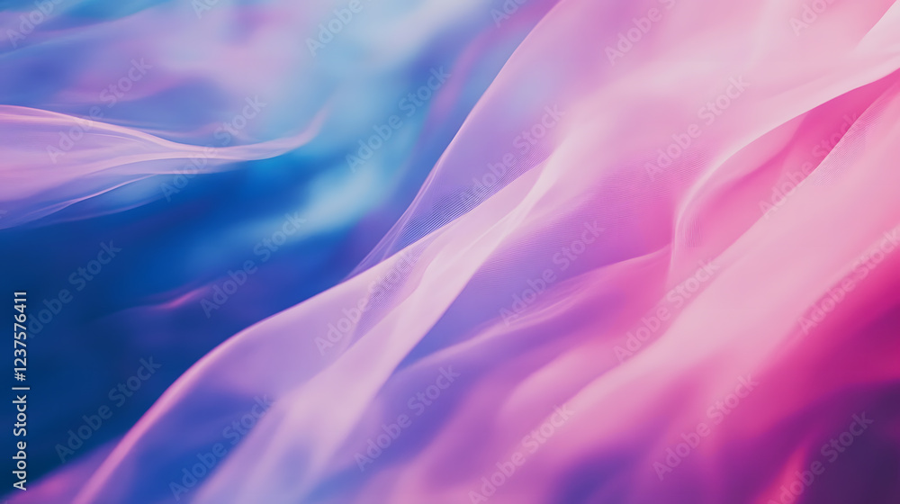 Soft waves of pink and blue light flow smoothly, creating a fluid, serene motion that is both peaceful and dynamic. Soft waves of pink and blue light flow smoothly, creating a fluid, serene motion that is both peaceful and dynamic.