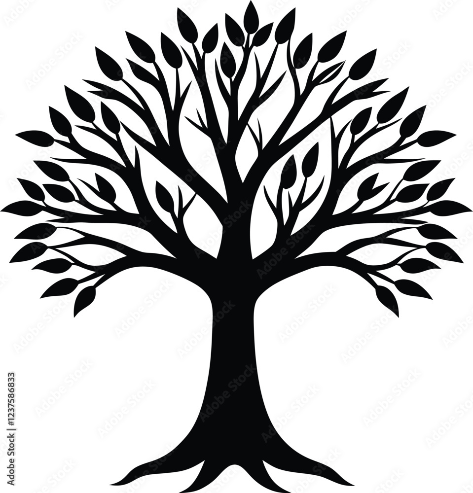 Obraz premium tree vector image