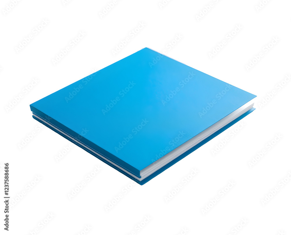 closed note book with blue cover closed note book with blue cover