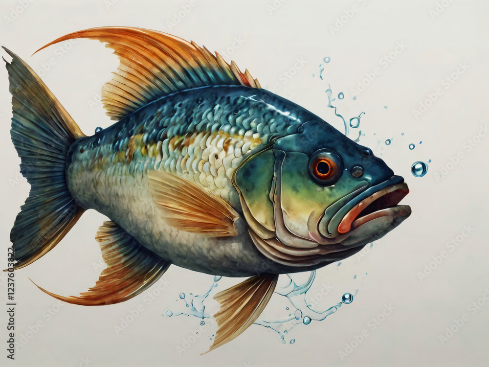 Fototapeta premium fish art