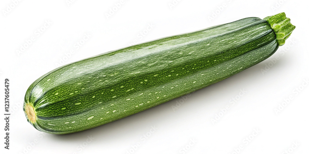 Zucchini Isolated on a White Background Ideal for Recipes Zucchini Isolated on a White Background Ideal for Recipes