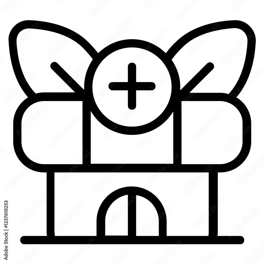 Alternative Home Line Icon Alternative Home Line Icon