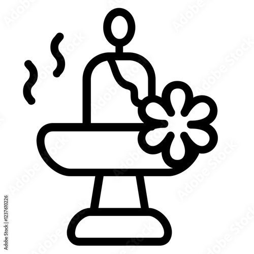 Aromatherapy Line Icon