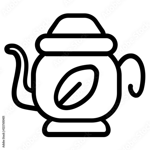 Tea Line Icon