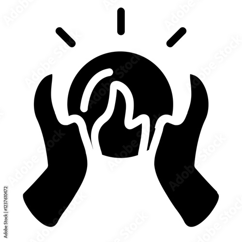 Energy Ball Solid Icon