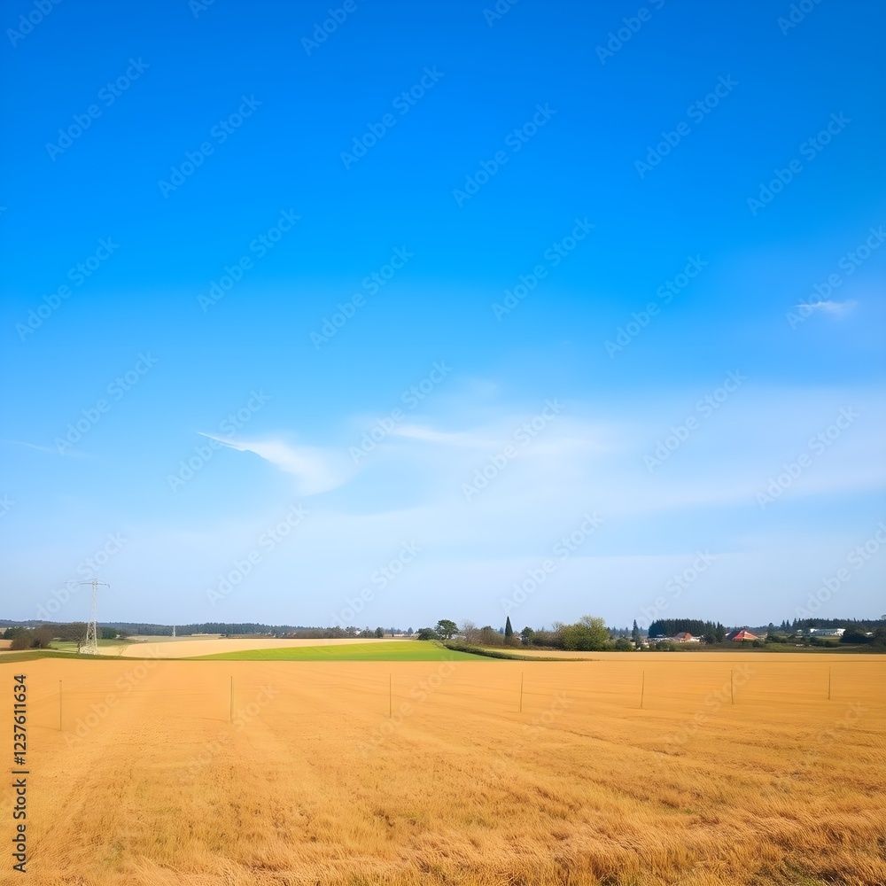 Un pueblo rural y la naturaleza circundante Un pueblo rural y la naturaleza circundante
