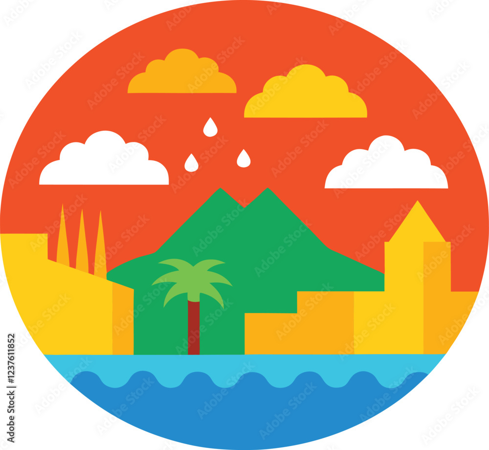 Naklejka premium -eye-catching image vector 