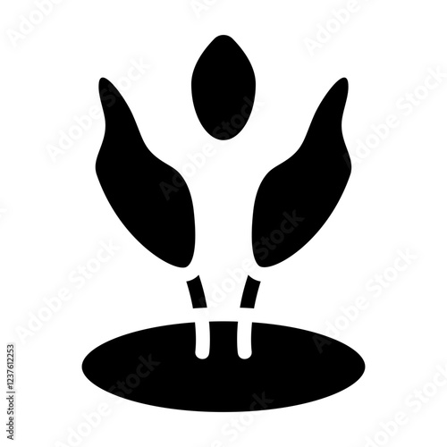 Bio Gas Oil Solid Icon