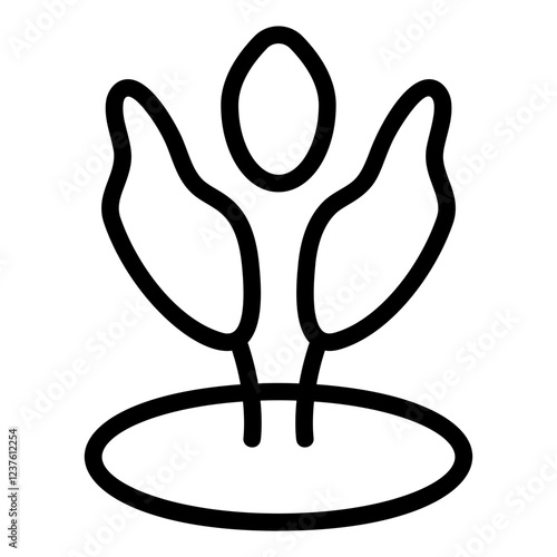 Bio Gas Oil Line Icon