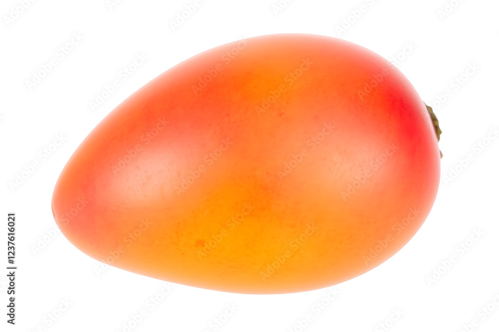 A ripe delicious mango isolated on transparent background A ripe delicious mango isolated on transparent background