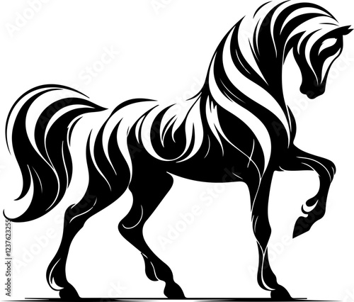 horse silhouette 