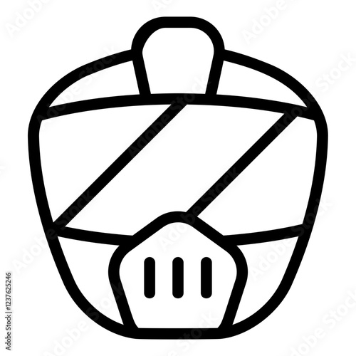 Helmet Line Icon