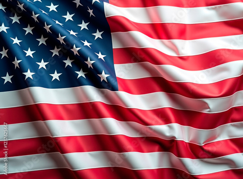 USA flag. American flag close up memorial Day or 4th of July