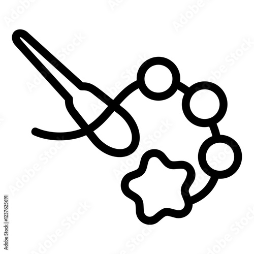 Jewelry Maker Line Icon