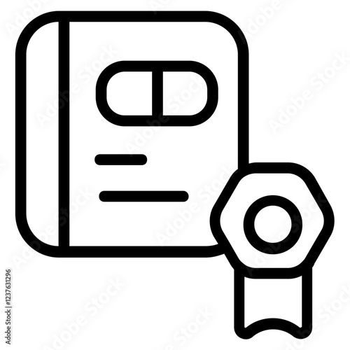 Passport Line Icon
