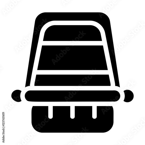 Tribune Solid Icon