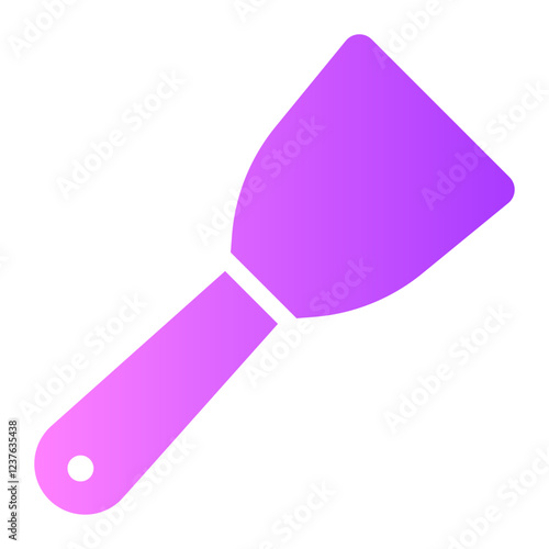 putty knife gradient icon