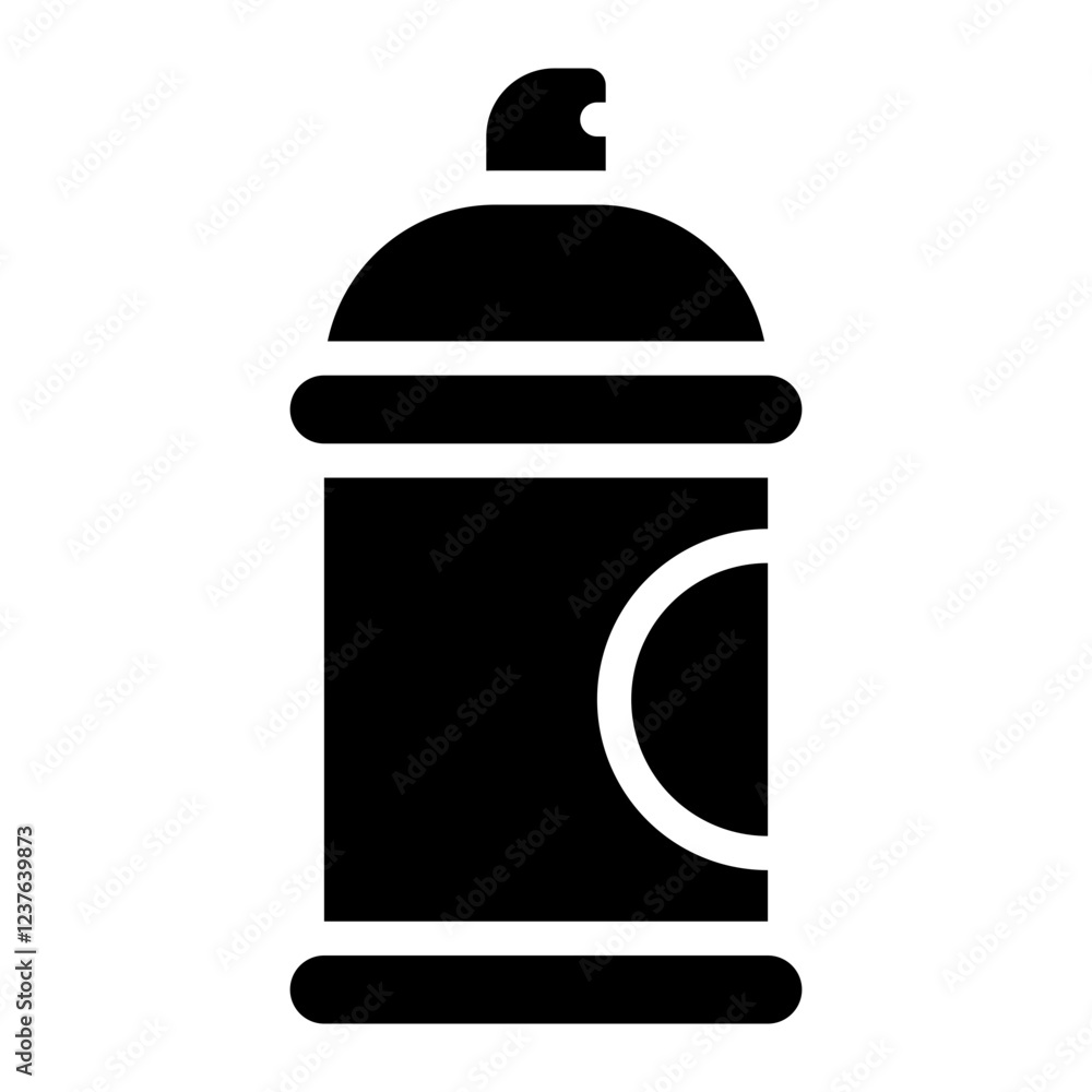spray paint glyph icon spray paint glyph icon